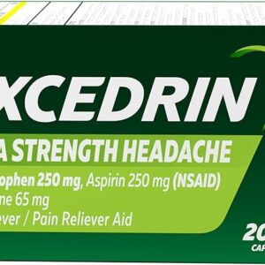 Excedrin Extra Strength Pain Relief Caplets For Headache Relief, Temporarily Relieves Minor Aches And Pains Due To Headache - 200 Count