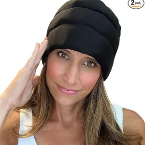 Icekap Migraine Relief Cap (2-Hour Cooling) ? Cold Cap for Headache Relief, Chemo, Migraine & Sinus Pain. Freezer-Gel Ice Packs Stay Cold Longer. Allergen-Free & Machine Washable