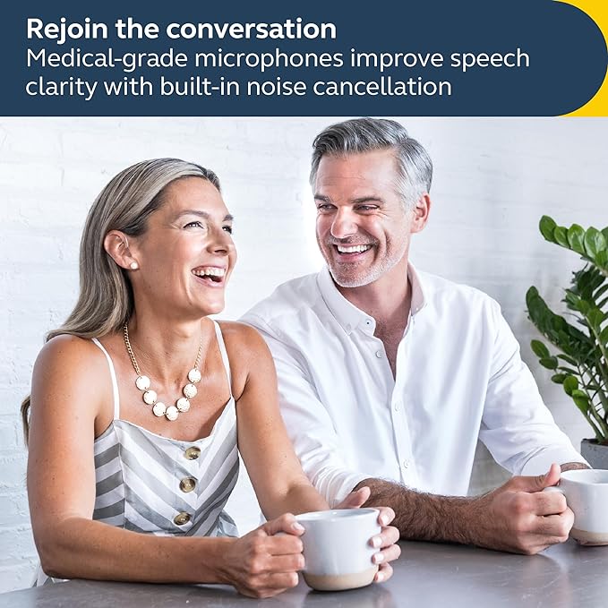 Jabra Enhance Select 50R Hearing Aids - Rechargeable, Nearly Invisible & Lightweight for All-Day Comfort - Designed for Mild to Moderate Hearing Loss - Includes Virtual Audiology Care – Gray - Image 3