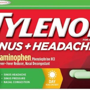 Tylenol Sinus Plus Headache Daytime 24 Caplets (6 Pack)