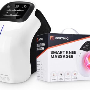 FORTHiQ 3-in-1 Cordless Knee Massager with Heat, Red Light and Massage Therapy, 2024 Updated Edition