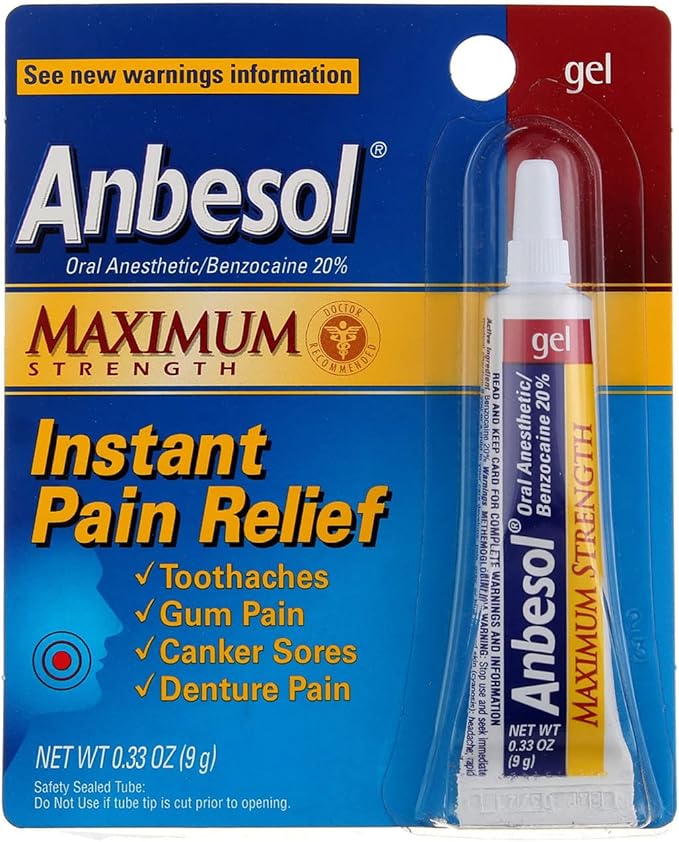 Anbesol Gel Maximum Strength 0.33 oz ( 6 pack) - Image 3