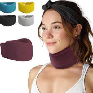 K LUDWIG KATRIN LK Neck Brace for Neck Pain Relief, Soft Cervical Collar for Neck Support, Adjustable Neck Support Collar for Travelling, Nap, Office, Relief of Neck Cervical Spine Pressure