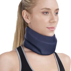BLABOK Neck Brace for Sleeping - Cervical Collar Relief Neck Pain and Neck Support Soft Foam Wraps Keep Vertebrae Stable for Relief of Cervical Spine Pressure for Women & Men