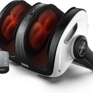 RENPHO Foot Massager with Heat, Foot and Calf Massager for Athletes Foot Care, Deep Kneading Foot Massage for Feet/Ankle/Calf/Leg, Fits Up to Feet Size 14