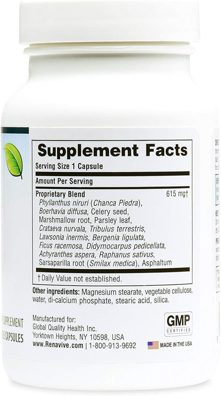 Natural Kidney Cleanse | Eliminate & Protect Against Kidney Stones | Flush Impurities & Clear System | Support Kidney Health & Function | Chanca Piedra, Celery & More | 60 Capsules - 3 Pack - Image 2