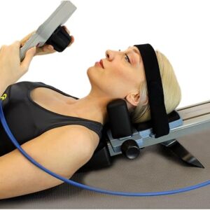 Cervical Neck Traction Unit for Neck Pain Relief and Stretch, Cervicalgia, Degeneration of Disc, Spondylosis, Spine Alignment for at Home Care by Brace Direct