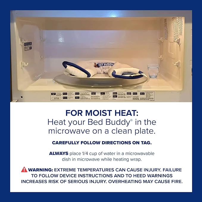 Bed Buddy Microwavable Neck Warmer and Heat Wrap for Sore Muscles and Cramps - Image 2