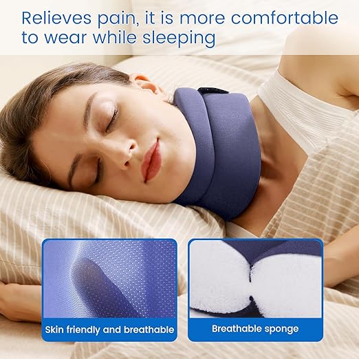 Velpeau Neck Brace -Foa+D2:D74m Cervical Collar - Soft Neck Support Relieves Pain & Pressure in Spine - Wraps Aligns Stabilizes Vertebrae - Can Be Used During Sleep - Image 2