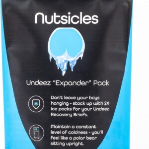 Vasectomy (2) Ice Pack Underwear Inserts - Nutsicle Custom Fit Vasectomy Ice Packs for Pain Relief During Vasectomy Recovery - Vasectomy Gift for Men Blue