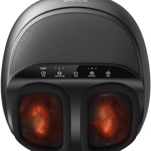 RENPHO Foot Massager Machine with Heat, FSA HSA Eligible Shiatsu Deep Kneading Foot Massager, Foot Care, Electric Foot Massage, Birthday Gifts for Women Men, Fits Feet Up to Men Size 12, Black