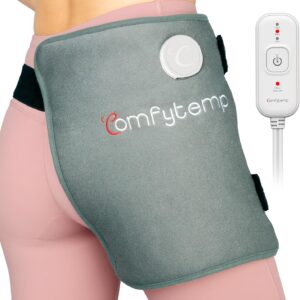 Comfytemp Hip Heating Pad for Hip/Sciatica Pain Relief - FSA HSA Eligible Hip Support Brace, Birthday Gifts for Women/Men/Mom, Lower Back/Thigh/Buttock