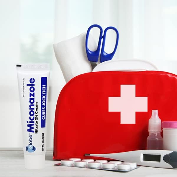 Globe Miconazole Nitrate 2% Antifungal Cream, Cures Most Athletes Foot, Jock Itch, Ringworm. 1 OZ Tube - Image 2