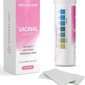 Vaginal Health pH Test Strips, Feminine pH Test, Value Pack | Monitor Vaginal Intimate Health & Prevent Infection | Accurate Acidity & Alkalinity Balance (40 Strips)