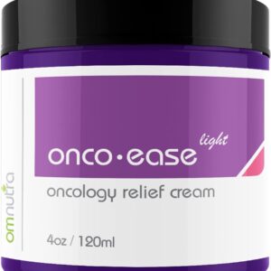 OncoEase Light Oncology Cream with Arnica - 4oz Lotion for Chemo & Radiation Patients, Sunburn Treatment, Dry Skin Care, Face & Body Cream Chemotherapy Care Package Essentials