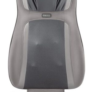 HoMedics, Shiatsu Elite Pro Massage Cushion With Heat | Full Back Kneading Shiatsu or Rolling Massage | Optional Heat & Height Adjustment | Programmed Controller & Integrated Strapping System