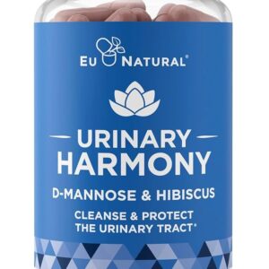 Urinary Harmony D-Mannose Supplement – Urinary Tract Health for Women – Potent Clinical Strength Formula with D-Mannose and Hibiscus Cleanses and Flushes the Urinary System