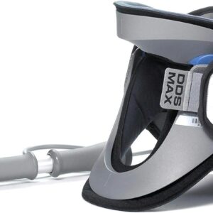 DDS MAX Cervical Traction Collar Neck Brace for Pinched Nerve, Pneumatic, Stretcher, Pain Relief, Relaxation, Manual Air Pump, Decompression and Tension Release, Cervical Spine Alignment.