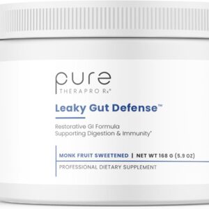 Leaky Gut Defense Supplement - Leaky Gut Repair Powder with L Glutamine, Licorice Root, Arabinogalactan, Aloe Vera - Gut Health Supplement for Digestive Health & Stomach Issues, 30 Servings