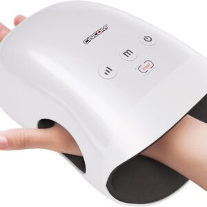 CINCOM Hand Massager - Cordless Hand Massager with Heat and Compression for Arthritis and Carpal Tunnel(FSA or HSA Eligible) (White)