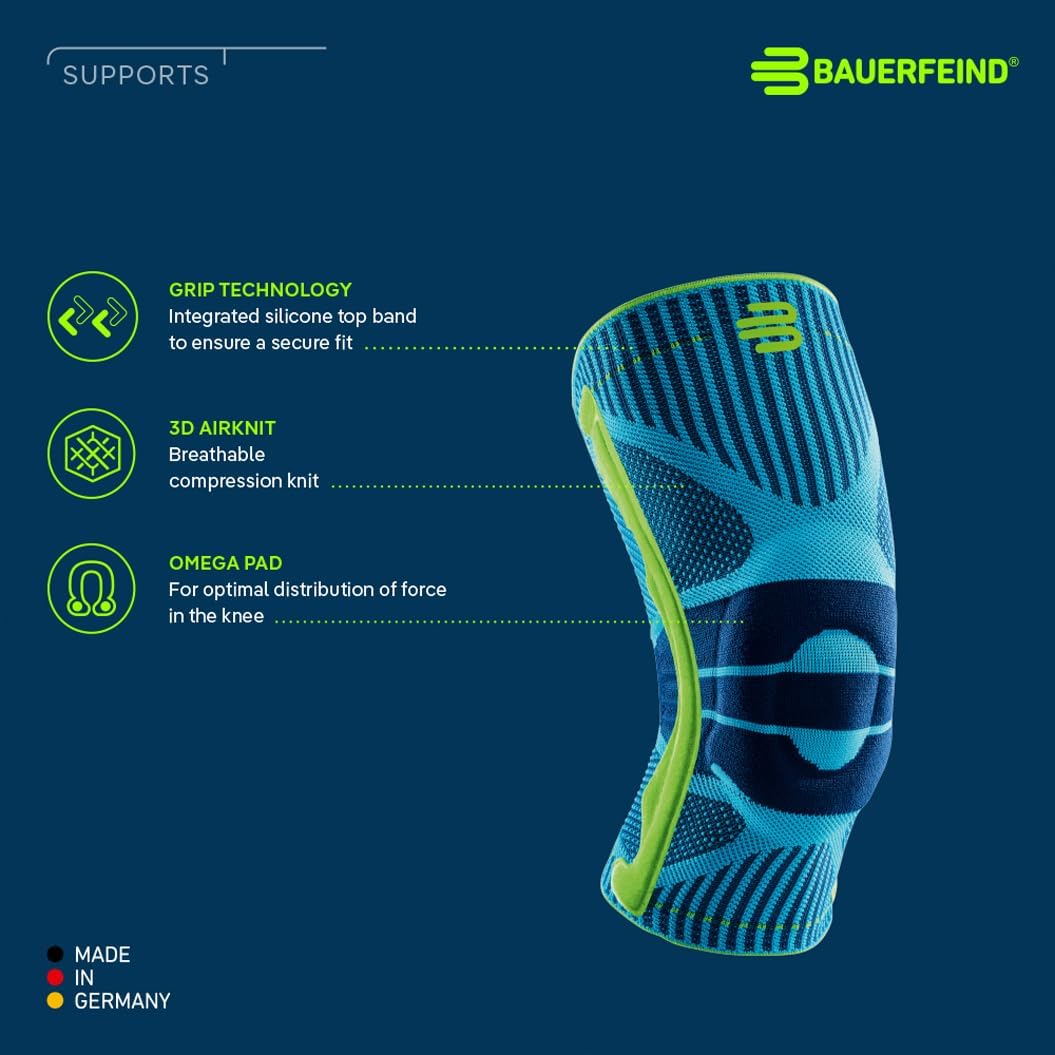 Bauerfeind Sports Knee Support - Knee Brace for Athletes with Medical Grade Compression - Stabilization and Patellar Knee Pad - Image 4