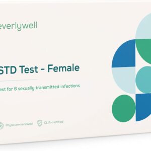Everlywell Female STD Test - at Home - CLIA-Certified Adult Test - Discreet, Accurate Analysis for 6 Common STDs - Results Within Days