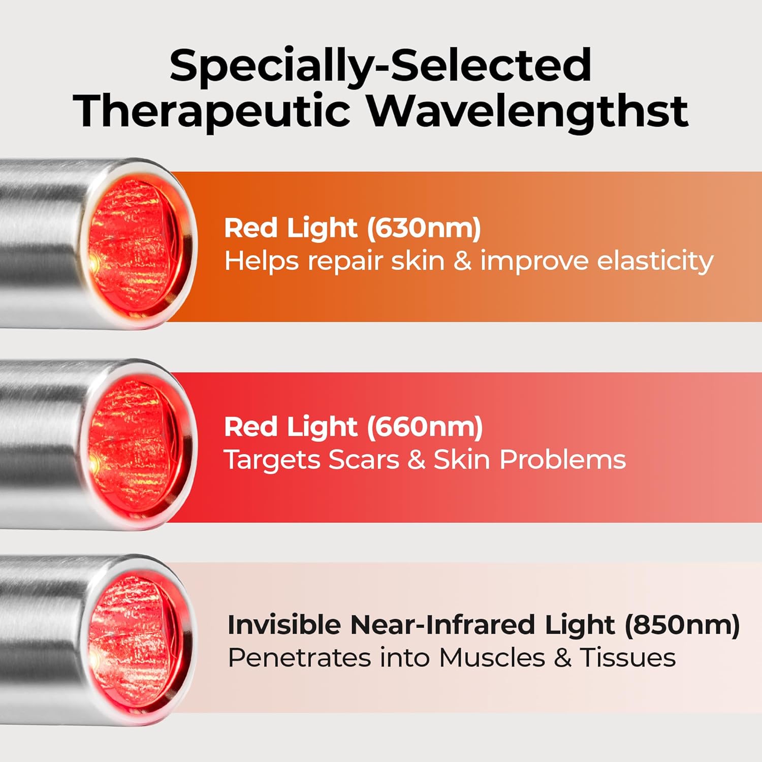 Lifepro Red Light Therapy for Body Joints & Muscles Pain Relief, Portable Infrared & Red Light Therapy Device - Near Infrared Light Therapy for Body & Face Reduce Inflammation - Uses 3 Wavelengths - Image 2