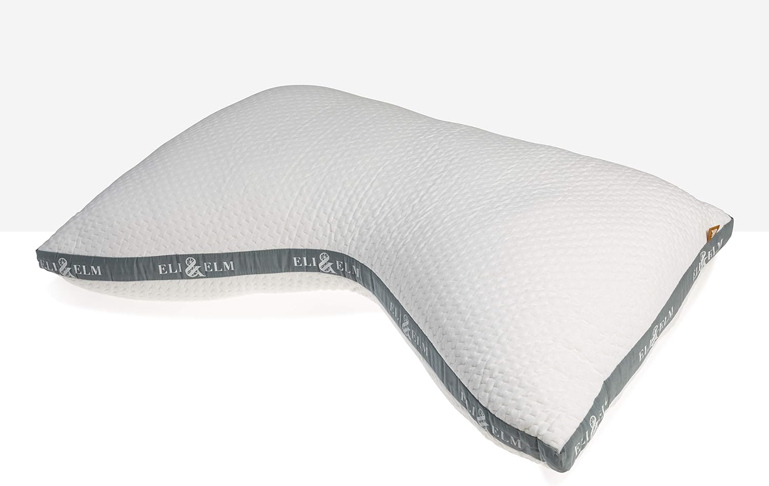 Eli & Elm | Ultimate Side Sleeper Pillow with Adjustable Filler to Get The Perfect Contour Curved Pillow for A Neck Pain Relief Sleep - Image 5