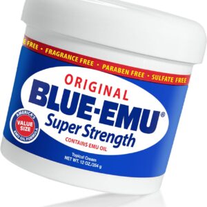 Blue Emu Muscle and Joint Deep Soothing Original Analgesic Cream, 1 Pack 12oz,00234