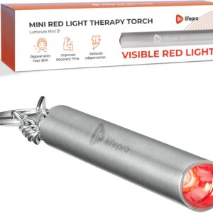 LifePro Mini 3.5 in Red Light Therapy for Body, Joints & Muscles - Portable Pocket Sized Red Light Therapy Device - Led Red Light Therapy for Face & Body