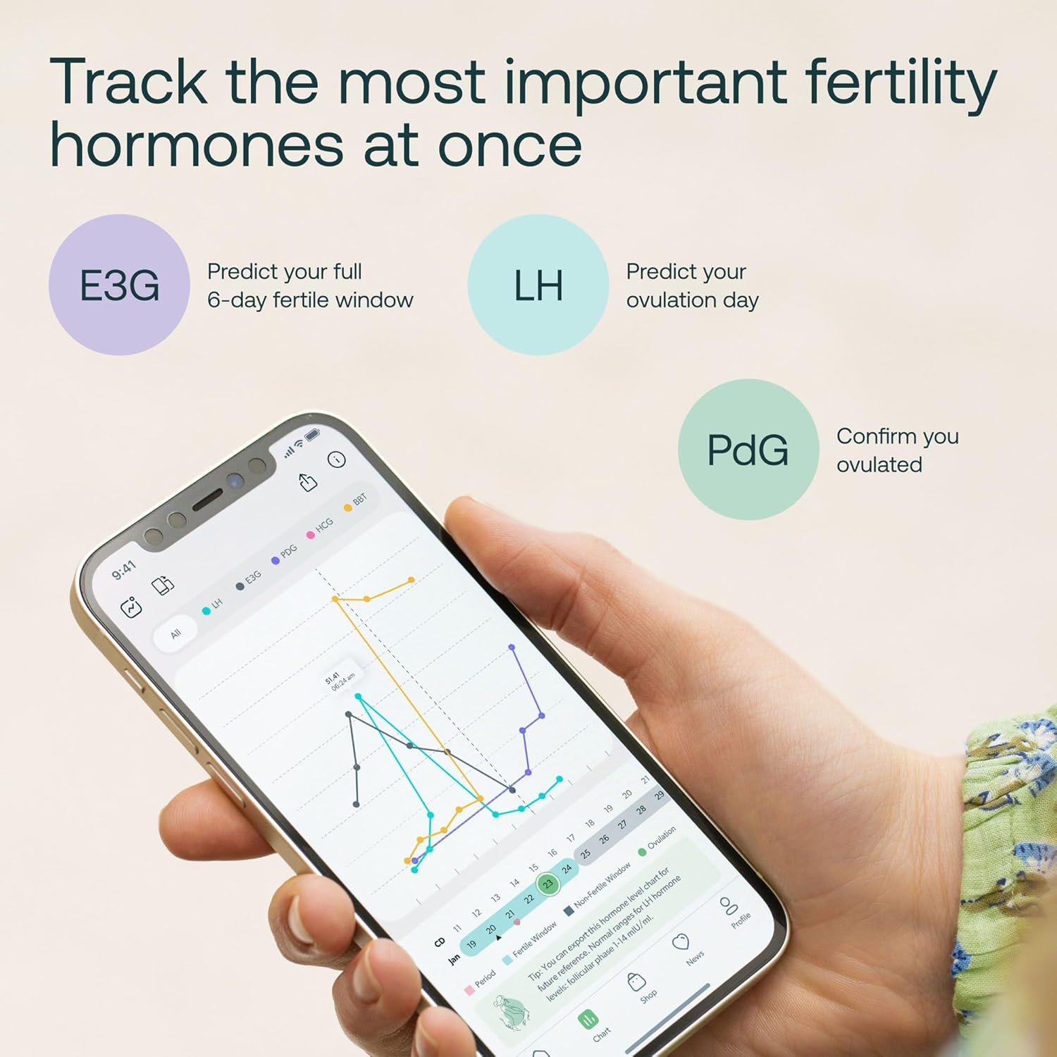 Mira MAX Bundle, includes Digital Analyzer + 30 MAX Wands to Test LH, E3G, and PdG hormone levels, Predict & Confirm Ovulation and Fertility Window - Image 5