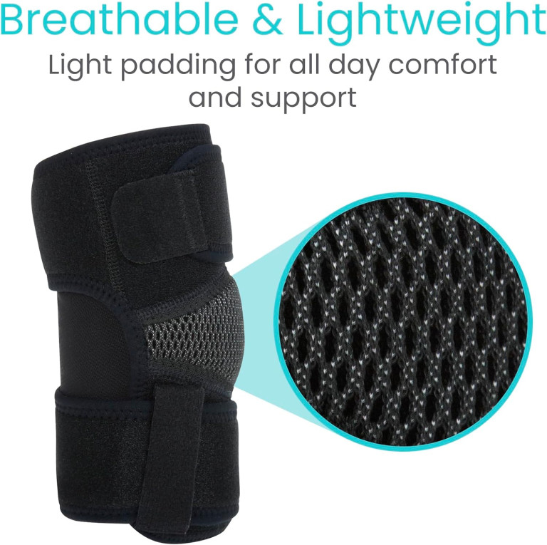 Vive Elbow Brace - Tennis Compression Sleeve - Wrap for Golfers, Bursitis, Left or Right Arm - Tendonitis Support Strap for Golf, Men and Women - Epicondylitis and Sports Recovery - Image 5