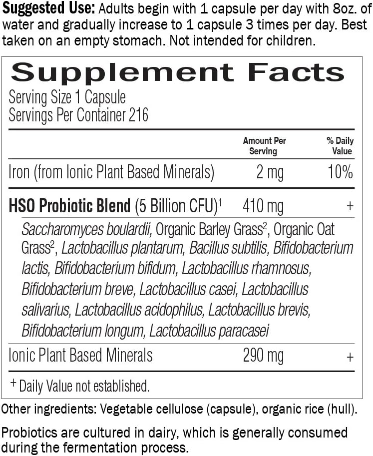 Garden of Life Whole Food Probiotic Supplement - Primal Defense Ultra Ultimate for Digestive and Gut Health, 216 Vegetarian Capsules - Image 5