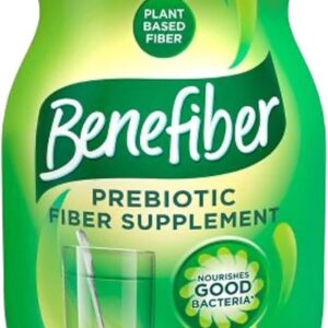 Benefiber Daily Prebiotic Fiber Supplement Powder for Digestive Health, Unflavored - 125 Servings (17.6 Ounces)