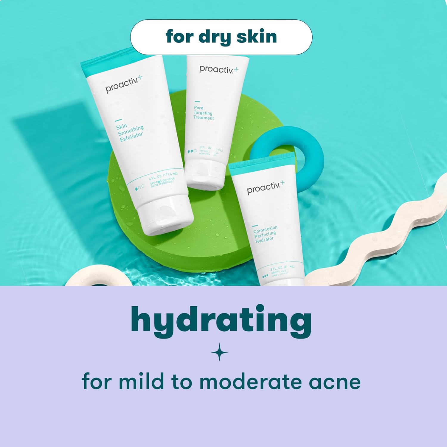 Proactiv+ 3 Step Advanced Skincare Acne Treatment - Benzoyl Peroxide Face Wash, Salicylic Acid Exfoliator for Face and Pore Minimizer - 90 Day Complete Acne Skin Care Kit - Image 2