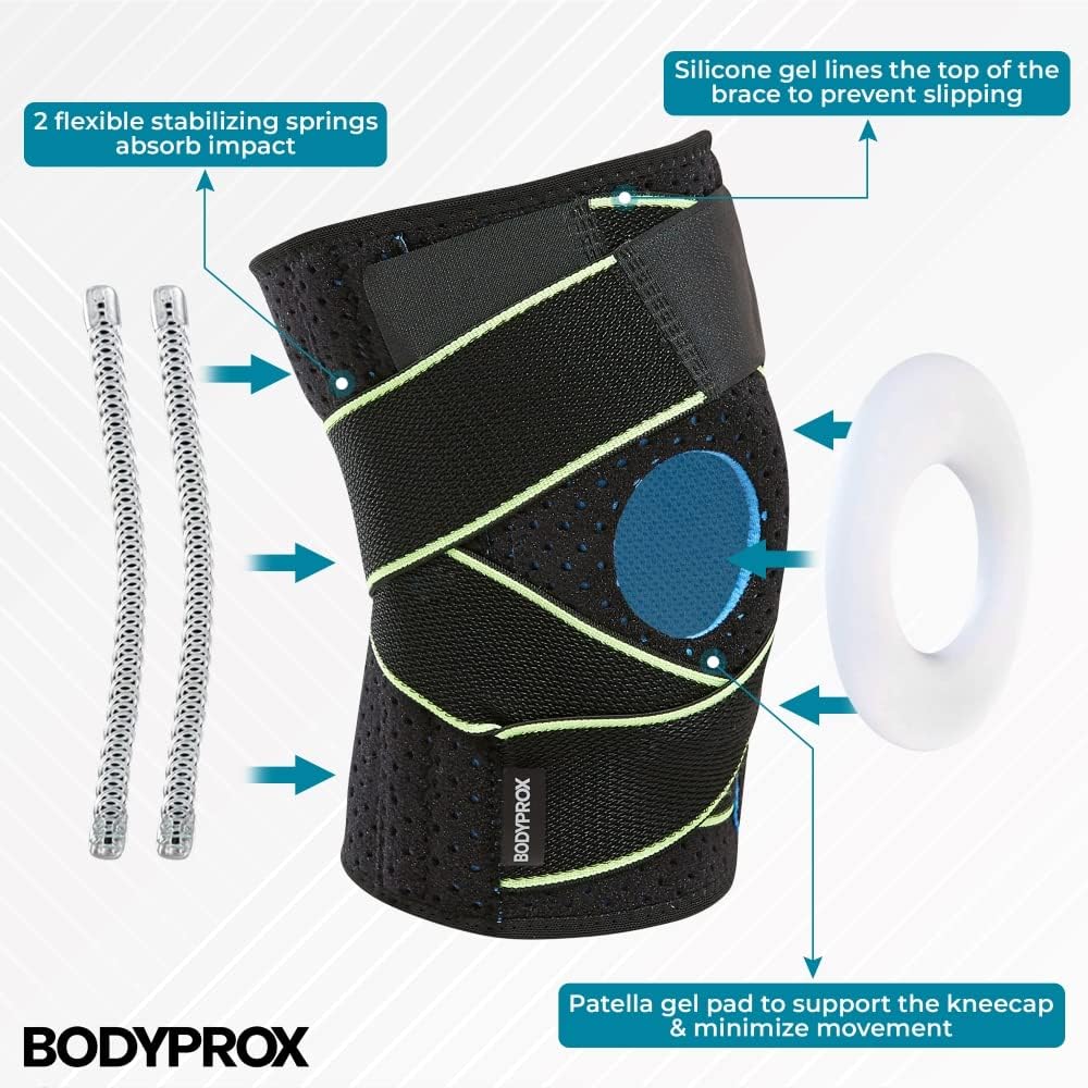Bodyprox Knee Brace with Side Stabilizers & Patella Gel Pads for Knee Support - Image 4