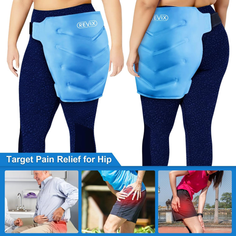 REVIX Extra Large Reusable Cold Pack for Hip Bursitis & Hip Flexor Pain, Ice Pack for Hip Replacement Surgery, Inflammation Hip Pain Relief - Image 3