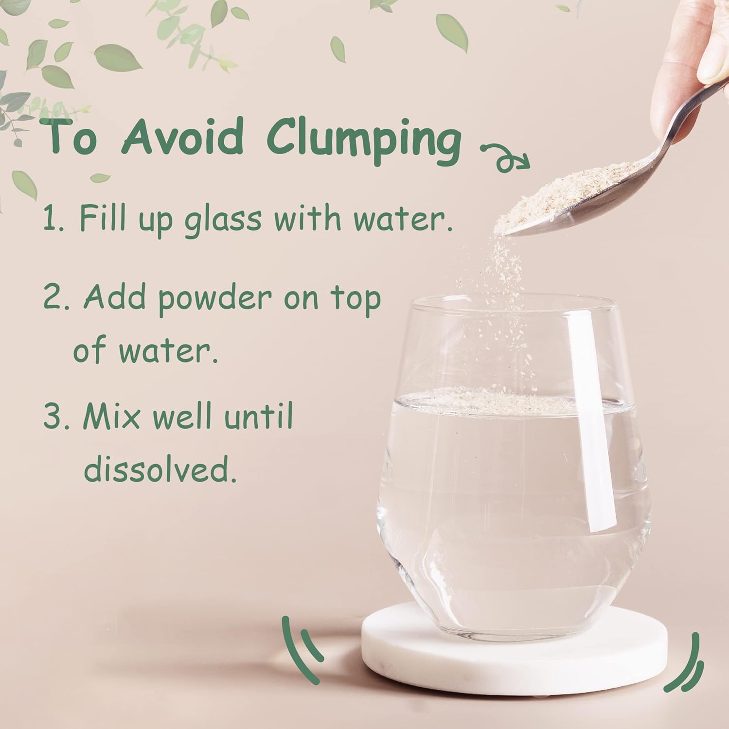 Organic Soluble Prebiotics Fiber Supplement (Inulin, Acacia, Psyllium Husk), 2 Pounds, 3 in 1 Fiber Formula, Daily Fiber, Unflavored, for Digestive Health, Hunger Control, Vegan - Image 3