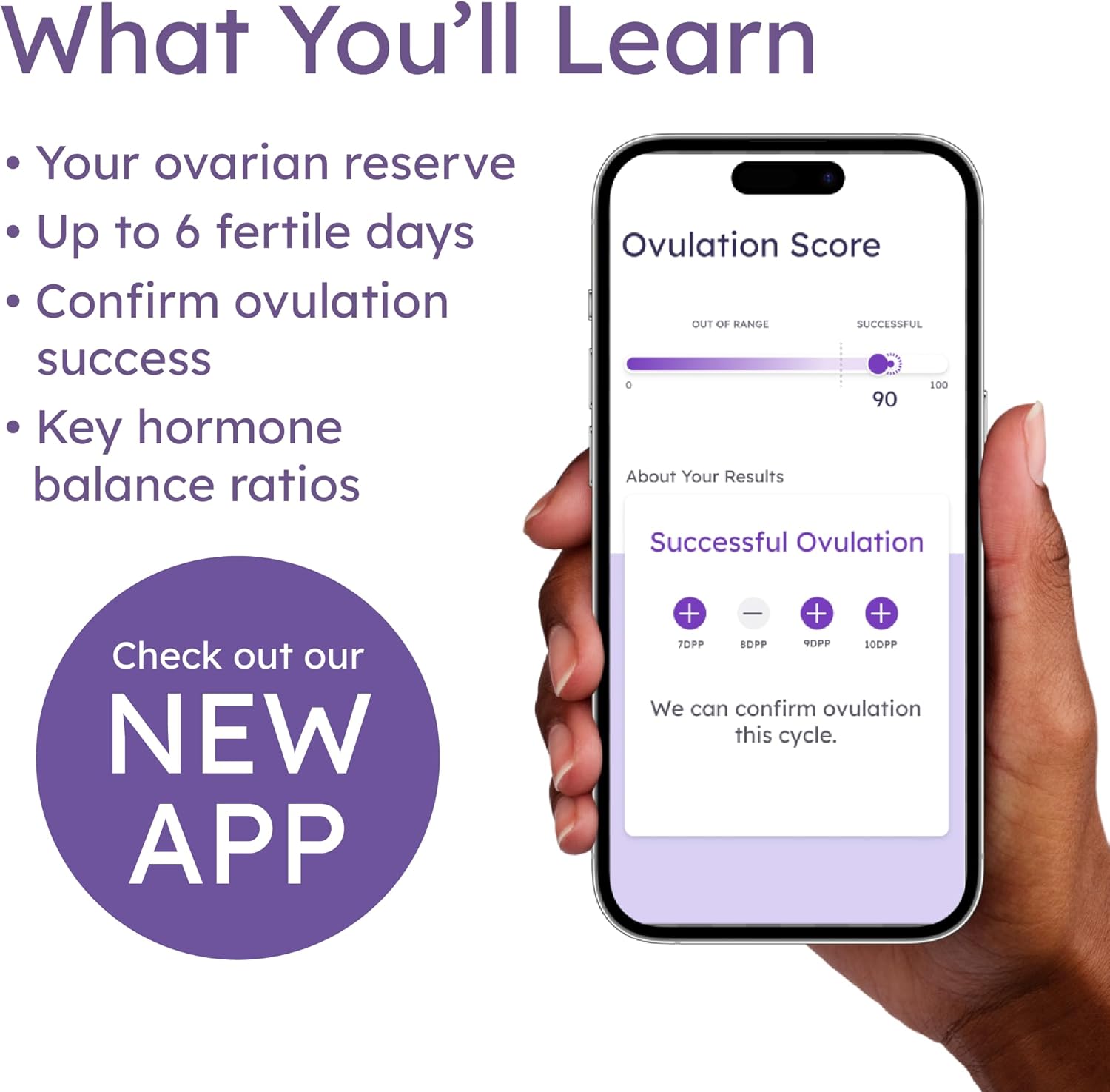 Proov Complete Fertility Testing System | Help Test Your Fertility at Home | Medical-Quality at Home Hormone Tests | Ovulation Confirmation, FSH Test, Estrogen Marker, LH and Progesterone Marker - Image 4