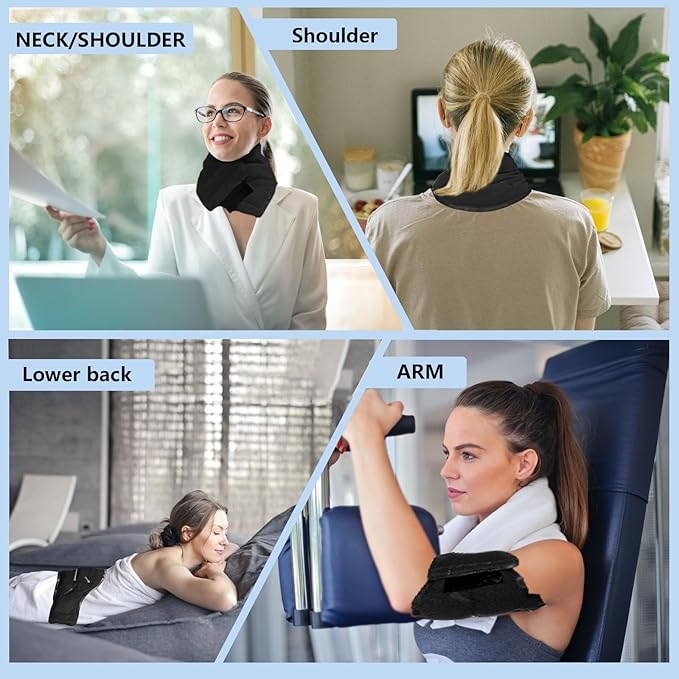PRFCTLIFE Neck Ice Pack Wrap for Pain Relief, Cervical Ice Pack for Neck and Shoulders for Injuries, Swelling, Neck Stiffness, Sprains, and Cervical Surgery Recovery - Image 4
