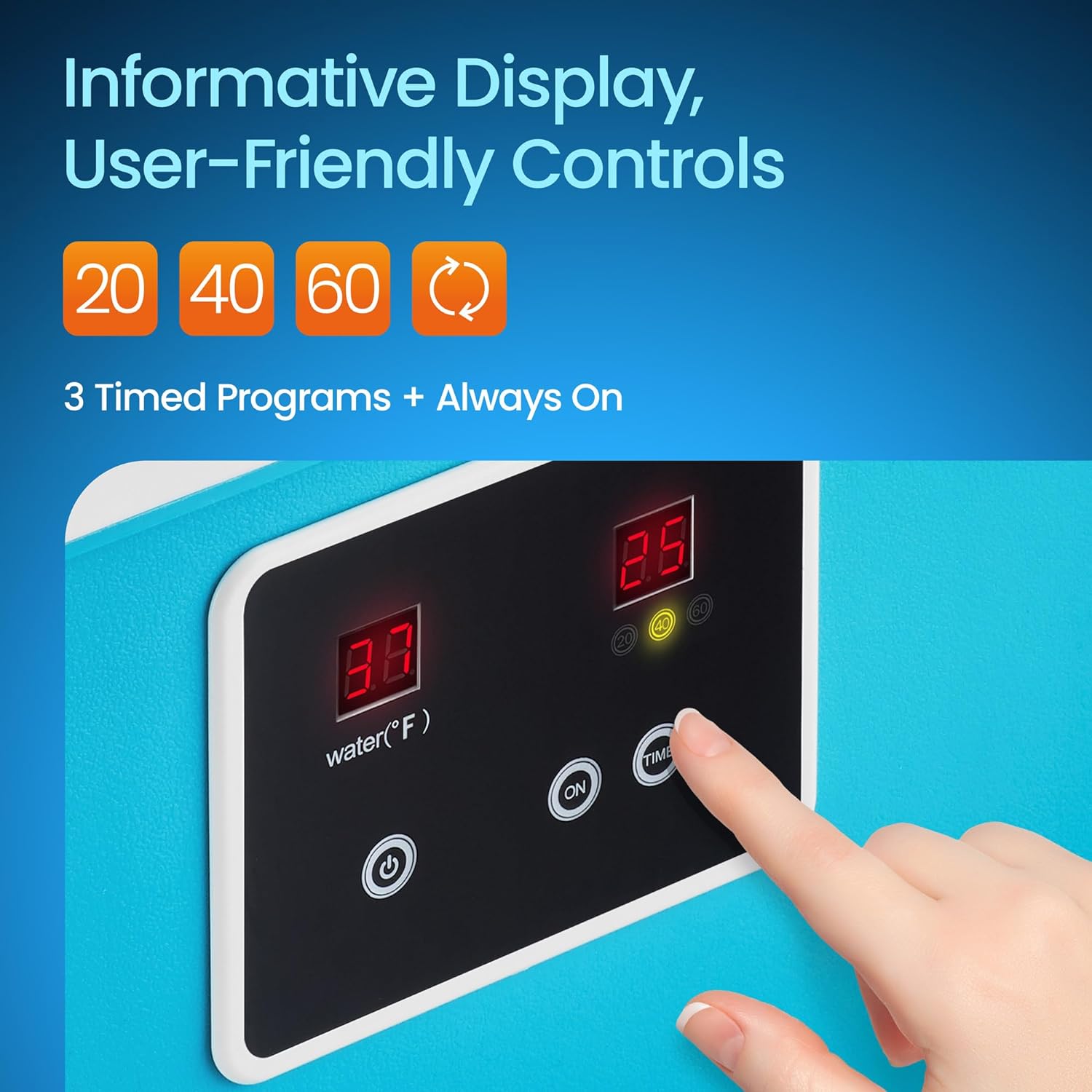 Cold Therapy Machine — Cryotherapy Freeze Kit System — for Post-Surgery Care, ACL, MCL, Swelling, Sprains, and Other Injuries - Wearable, Adjustable Knee Pad — Cooler Pump with Digital Timer - Image 2