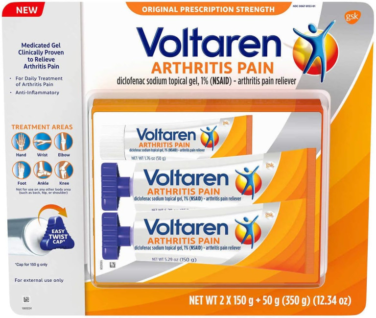 Voltaren Arthritis Pain Gel, 12.34 Ounces 5.3 OZ2 Plus 1.75 OZ - Image 3