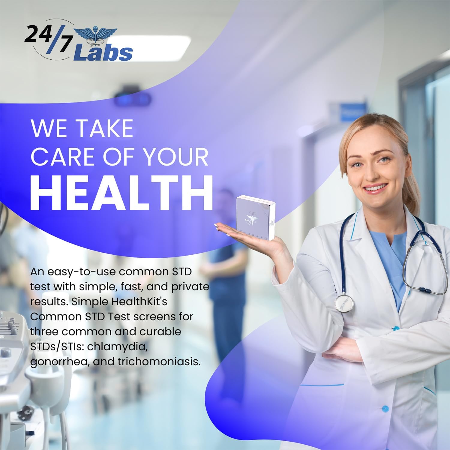 STD Testing Kit for Men and Women Chlamydia and Gonorrhea Screening Discreet and Accurate Results Private and Secure CLIA Certified Labs - Image 5
