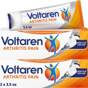 Voltaren Arthritis Pain Gel for Powerful Topical Arthritis Pain Relief - NEW Easy Open Cap - 100 g x 2