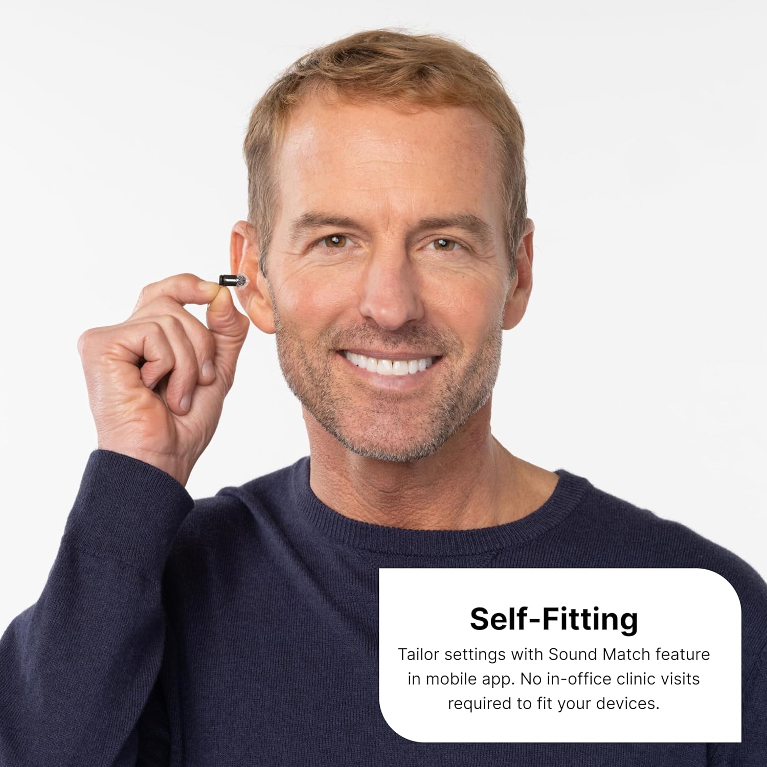 7 Self-Fitting FDA-Cleared OTC Hearing Aids - Most Advanced Model, Virtually Invisible CIC, Rechargeable, Lifetime Customer Support - Image 3