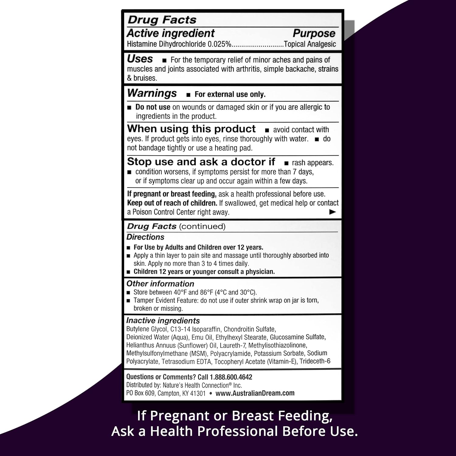 Australian Dream Arthritis Pain Relief Cream (Pack of 2) | Soothing, Non-Greasy | 9 oz Jars | Powerful Topical Arthritis Pain Relief, Good for Muscle Aches, Joint Pain - Image 4