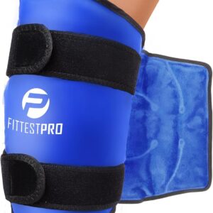 Fittest Pro Knee Ice Pack Wrap for Pain Relief, Reusable Hot and Cold Therapy Wrap for Swelling, Recovery, and Therapy for Arthritis, Meniscus Tear and ACL