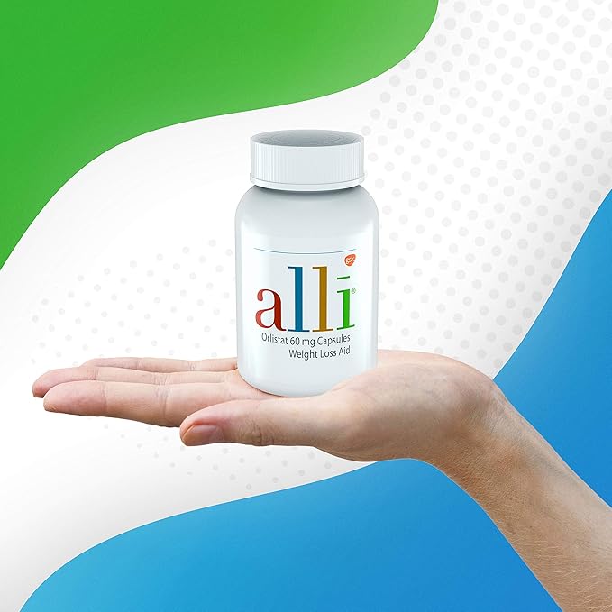 alli Weight Loss Diet Pills, Orlistat 60 mg Capsules, Non Prescription Weight Loss Aid, 120 Count Refill Pack - Image 3