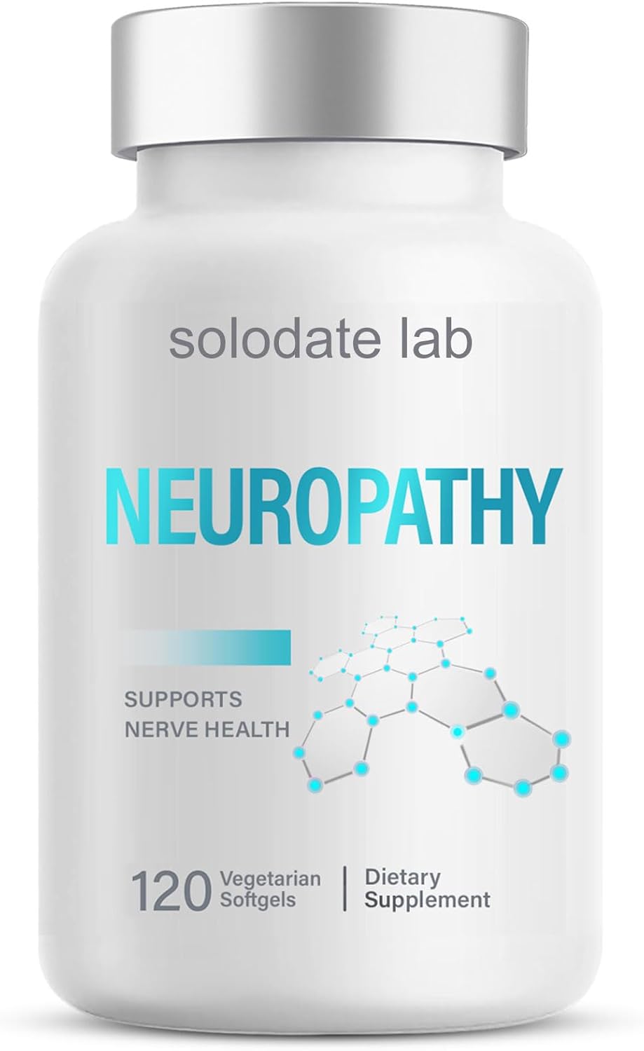 Neuropathy-Support-Nerve-Relief-Supplement with 600 mg Alpha Lipoic Acid, Max Strength Relieve Nerve Discomfort for Feet, Hands, Toes, Back, Neck