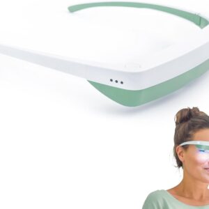 Luminette 3 Light Therapy Glasses - Wearable Light Therapy Lamp - Natural Relief for Sleep Problems, Seasonal Mood Disorders & Jet lag - Portable Daylight Lamp (Green)